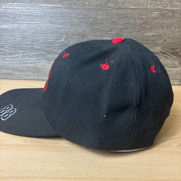 Vintage Nascar Hat Cap Strap Back Black Dale Earnhardt Jr Racing NWT - Picture 4 of 11